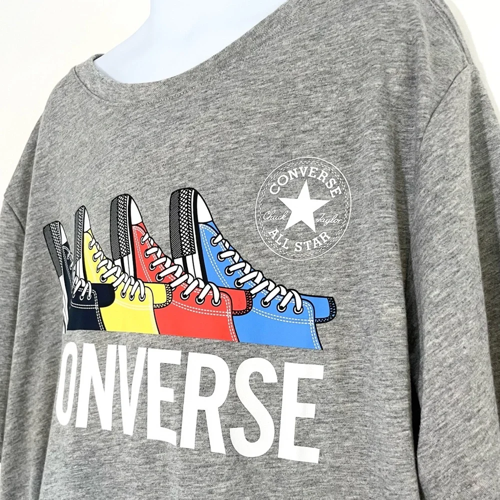 NWT Big Boy’s Converse Sneakers Graphic Short Sleeve T-Shirt